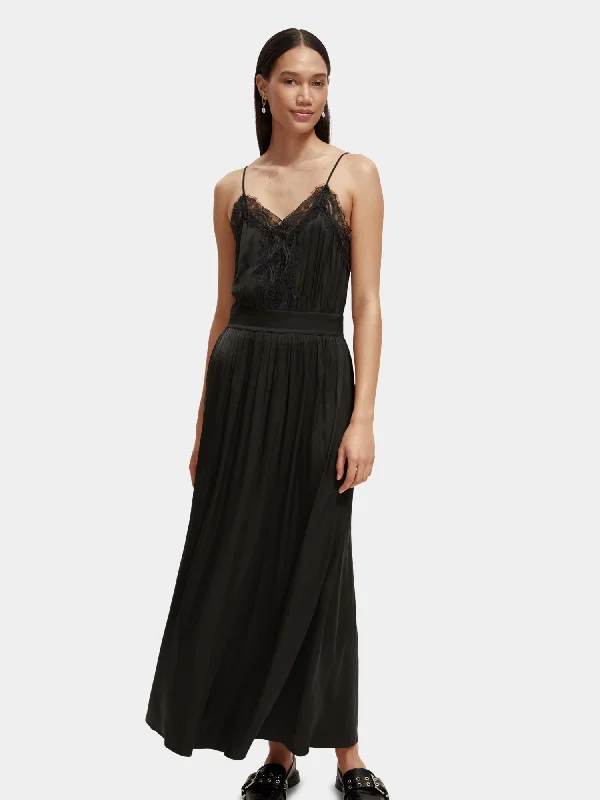 Members Only Camisole strap maxi dress