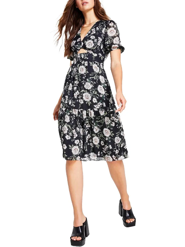 Closeout Womens Cutout Calf Midi Dress
