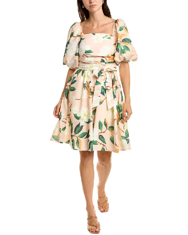 Super Bargain Beulah Puff Sleeve Mini Dress