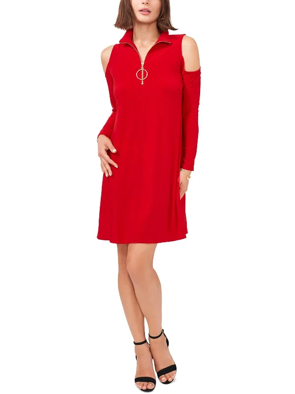 Today’s Deal Womens Shimmer Above Knee Shift Dress