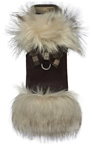 Unbeatable Prices Susan Lanci Fawn Gingham Nouveau Bow Ivory Fox Fur Coat