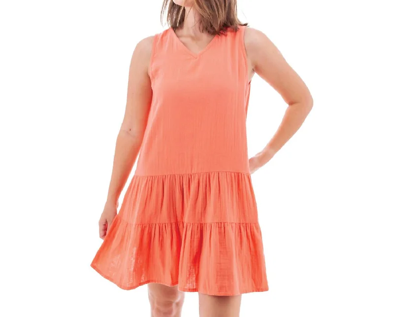 Special Price Kelford Mini Dress In Coral