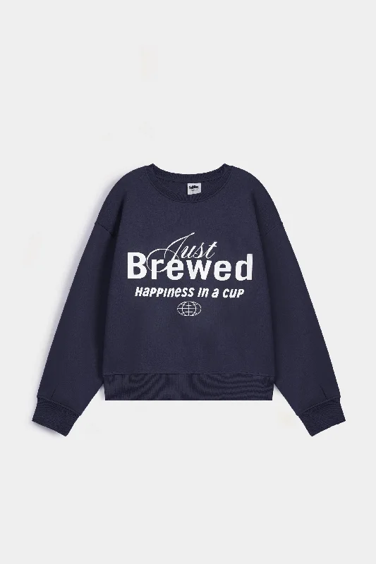 Blowout Deals Cropped Graphic Sweatshirt