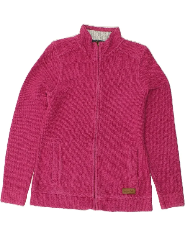 Value Deals WEIRD FISH Womens Cardigan Sweater UK 10 Small  Pink Cotton