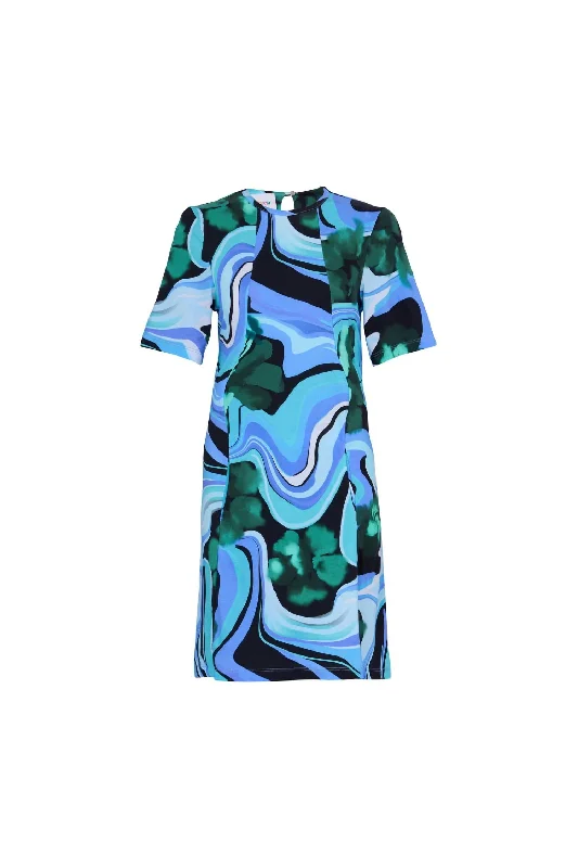 Major Savings Women's Cata Mini Dress In Marmol Verde