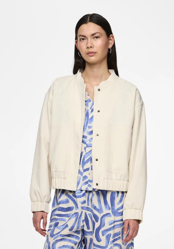 Flash Deals Pieces Cannie Bomber Jacket, Whisper White