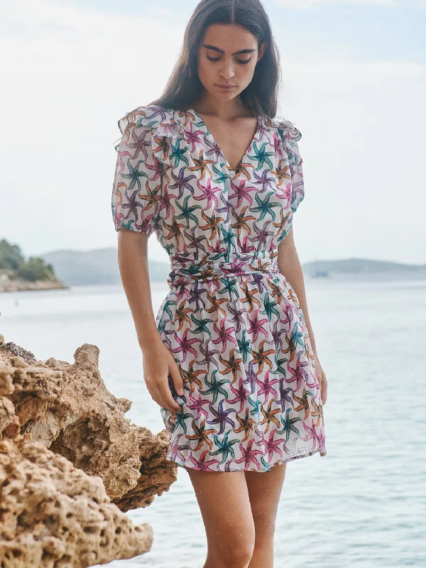 Midnight Madness Ruffled mini dress